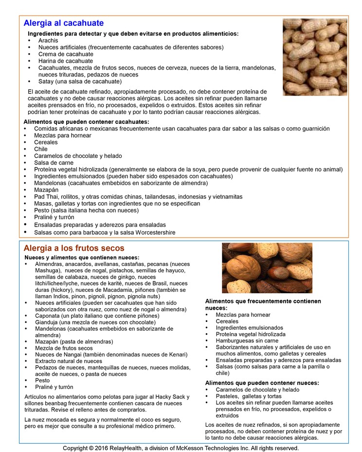 Nut Allergy: Illustration