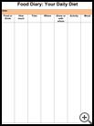 Thumbnail image of: Food Diary: Your Daily Diet: Illustration