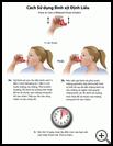 Thumbnail image of: Metered-Dose Inhaler, How to Use: Illustration