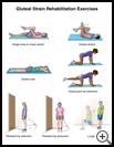 Thumbnail image of: Gluteal Strain Exercises: Illustration