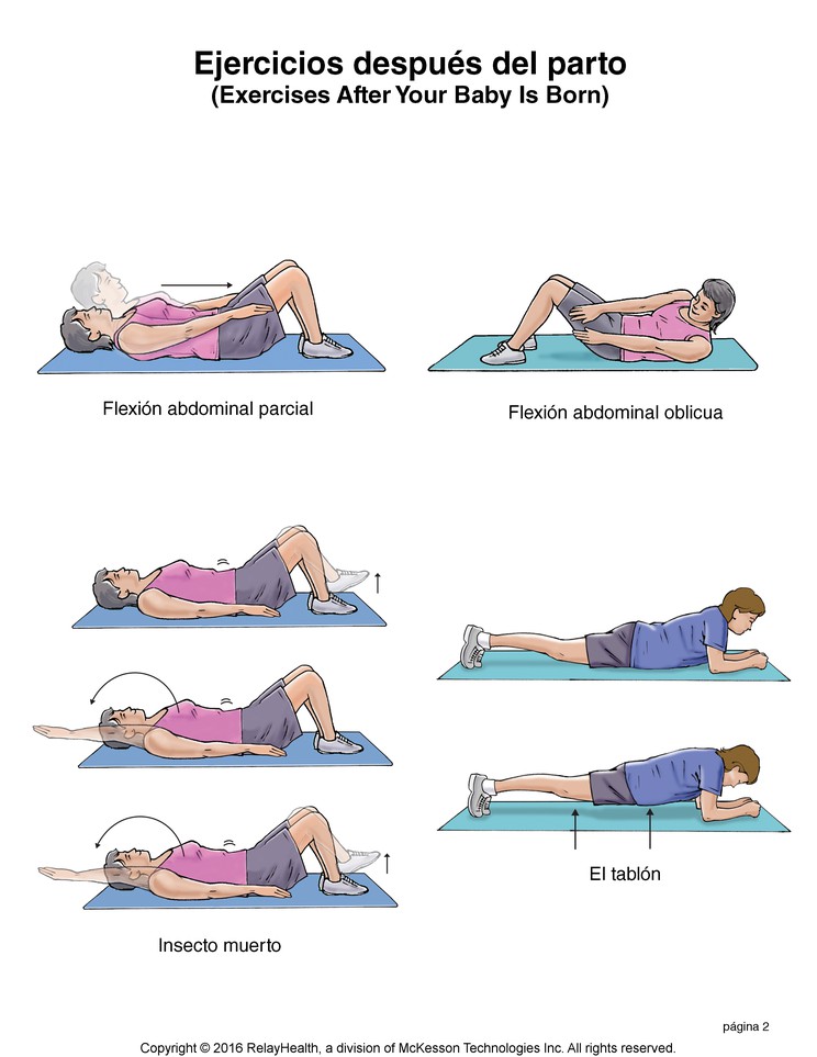 Stretching and Strengthening Exercises After Your Baby Is Born, Page 2: Illustration