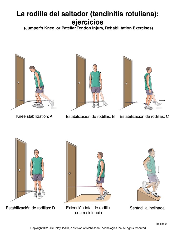 Jumper's Knee Exercises: Illustration, page 2
