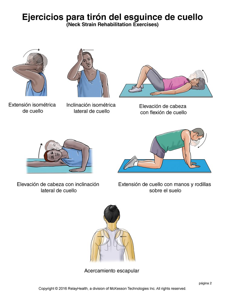 Neck Strain Exercises: Illustration, page 2