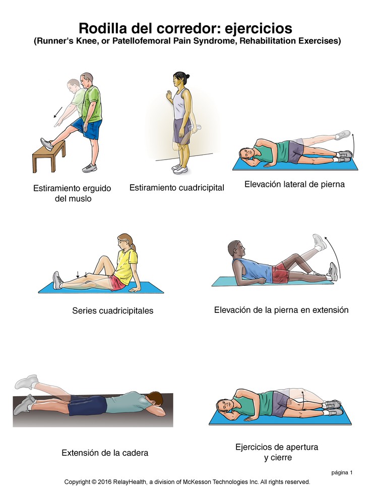 Runner's Knee Exercises: Illustration, page 1