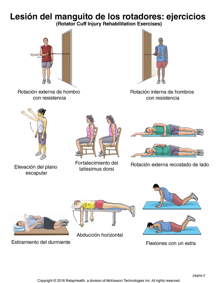 Rotator Cuff Injury Exercises: Illustration, page 2