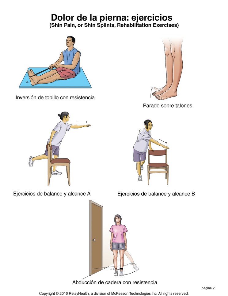 Shin Pain (Shin Splints) Exercises: Illustration, page 2