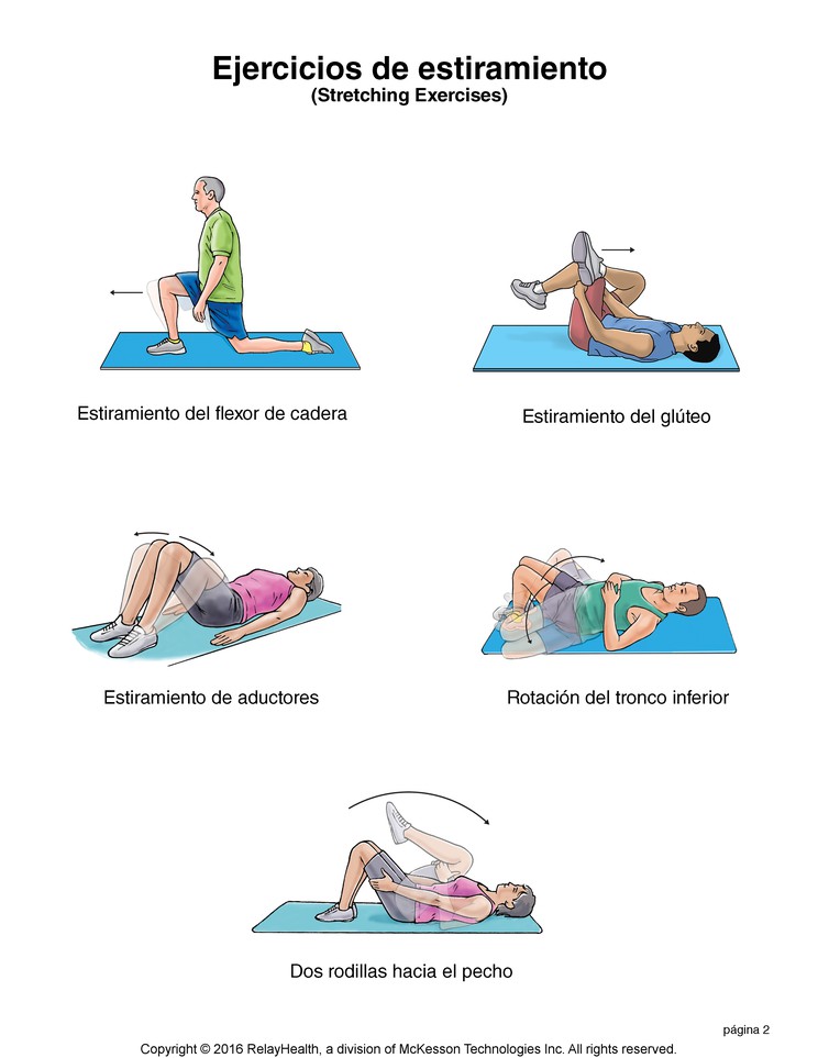 Stretching Exercises: Illustration, page 2