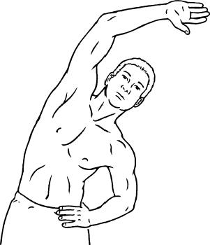 Thoracolumbar Side-Bend: Single Arm (Standing)