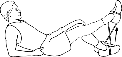 Knee Extension: Hook-Lying (Single Leg)