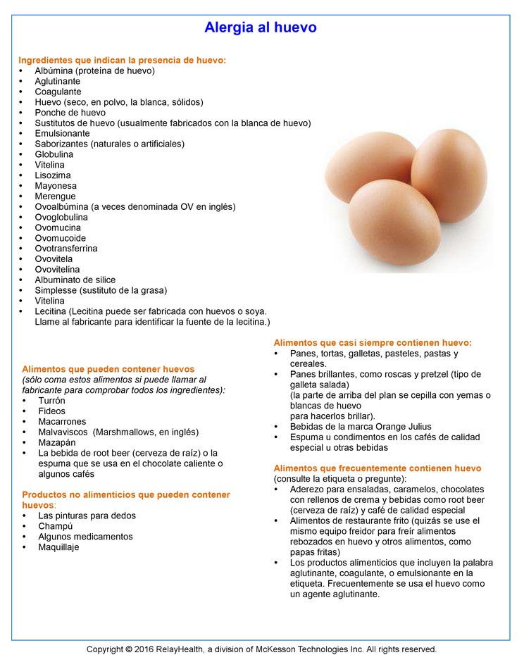Egg Allergy: Illustration
