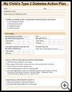 Thumbnail image of: Diabetes Action Plan for My Child: Illustration, page 1